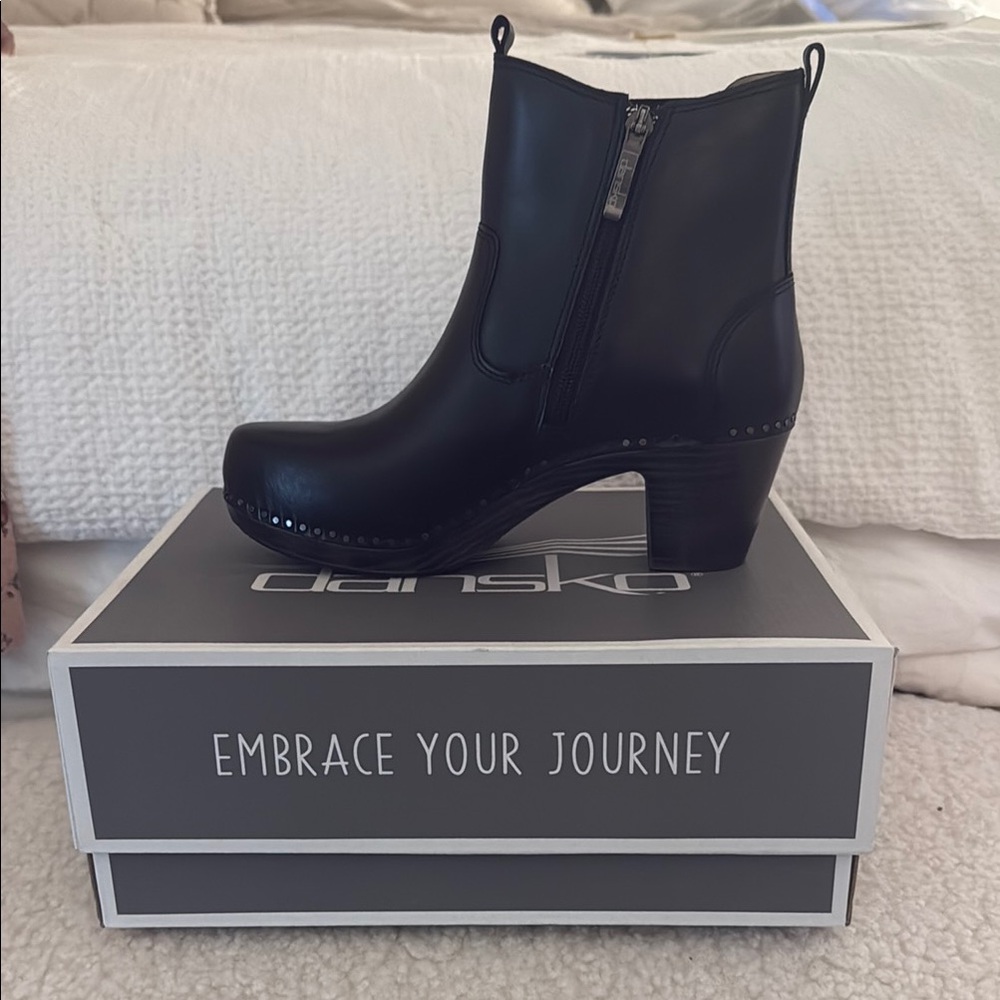 Dansko Women's Black Ankle Boots